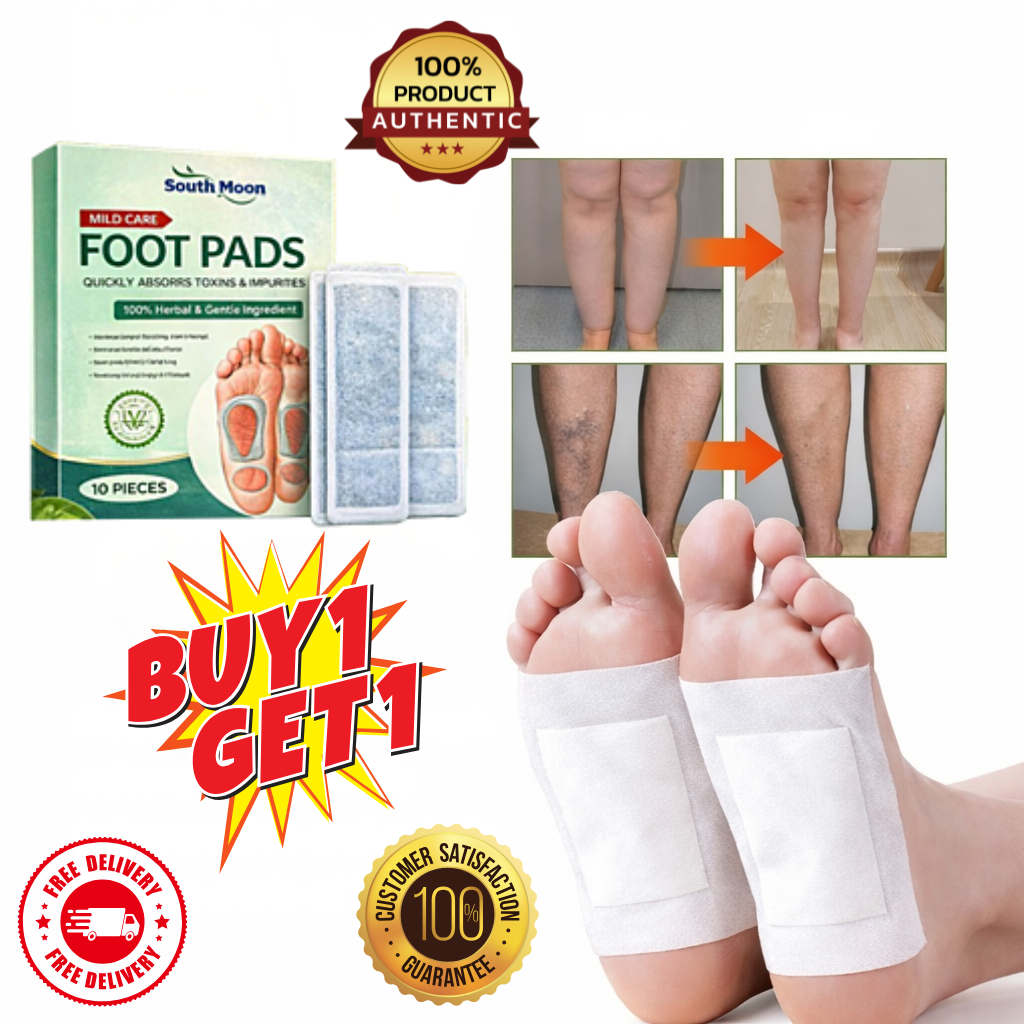 Herbal Ingredient Detox Foot Pads — Pack of 2