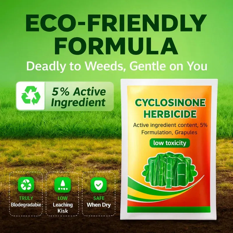 Healthy weed-free crops after treatment