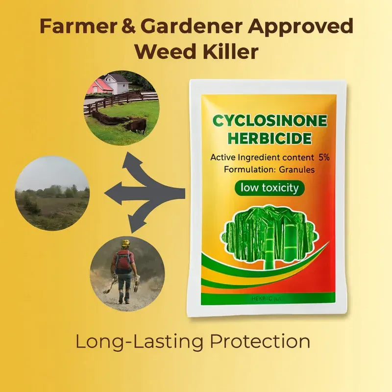 Healthy weed-free garden