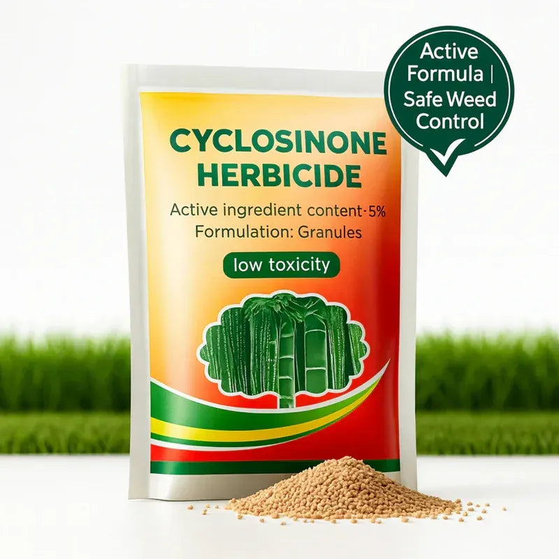 Cyclosinone granules on soil